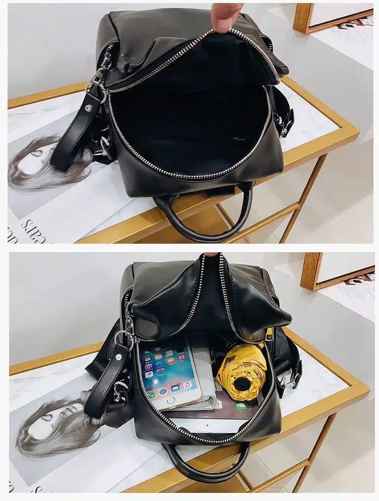 Fatika 2019 Hot Backpack Women Multi-function Shoulder Bag Stylish Bag Female Solid Casual Travel Bags 19