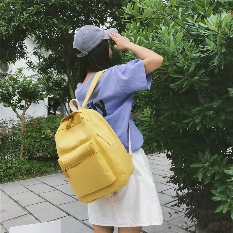 2019 Women Canvas Backpacks Ladies Shoulder School Bag Backpack Rucksack for Girls Travel Fashion Bag Bolsas Mochilas Sac A Dos 17