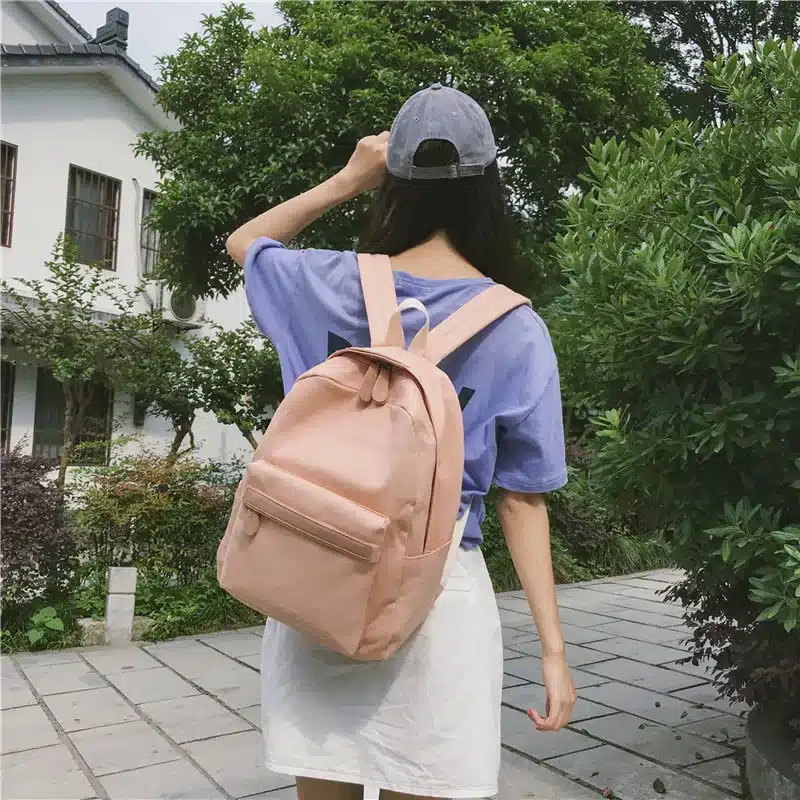2019 Women Canvas Backpacks Ladies Shoulder School Bag Backpack Rucksack for Girls Travel Fashion Bag Bolsas Mochilas Sac A Dos 22
