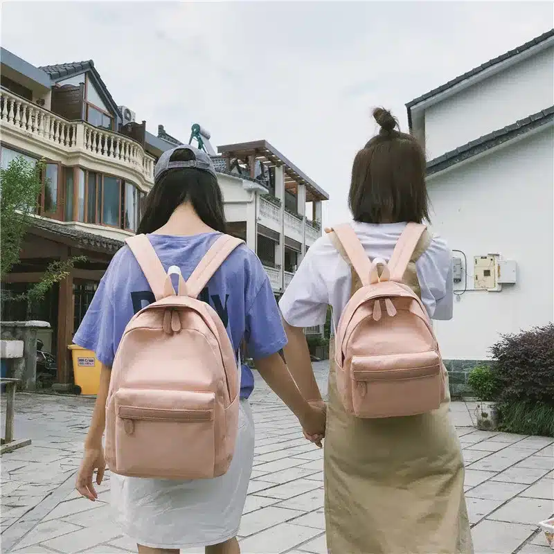 2019 Women Canvas Backpacks Ladies Shoulder School Bag Backpack Rucksack for Girls Travel Fashion Bag Bolsas Mochilas Sac A Dos 25