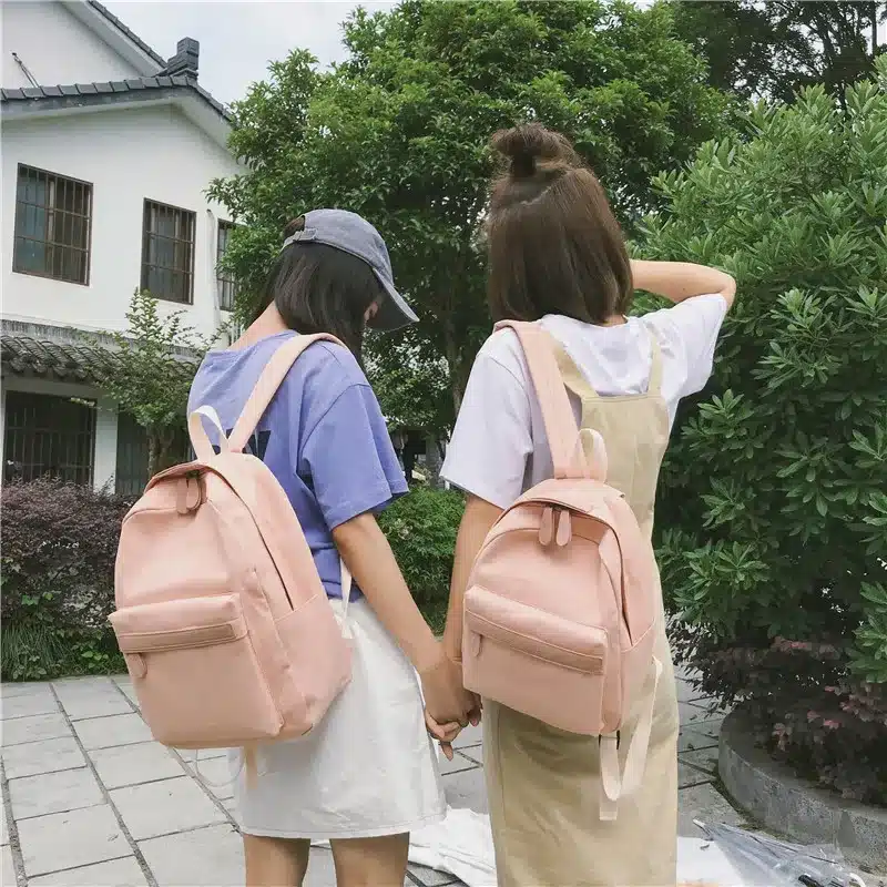 2019 Women Canvas Backpacks Ladies Shoulder School Bag Backpack Rucksack for Girls Travel Fashion Bag Bolsas Mochilas Sac A Dos 28