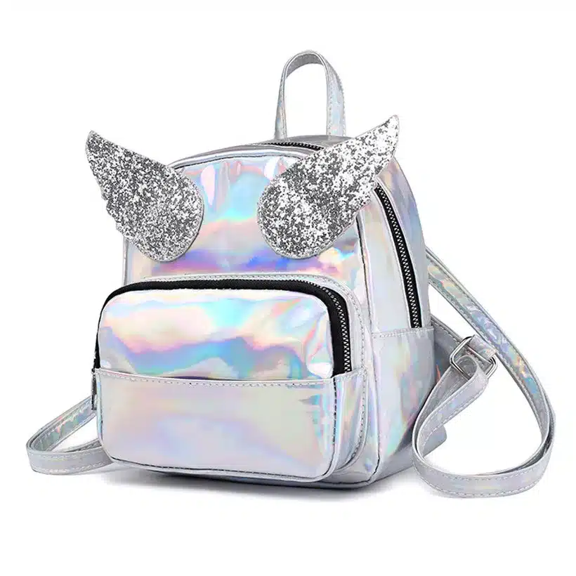 HTNBO Bags for Women 2019 Fashion Girl Laser Sequins School Bag Backpack Satchel Women Travel Shoulder Bag mochila feminina HOT 16