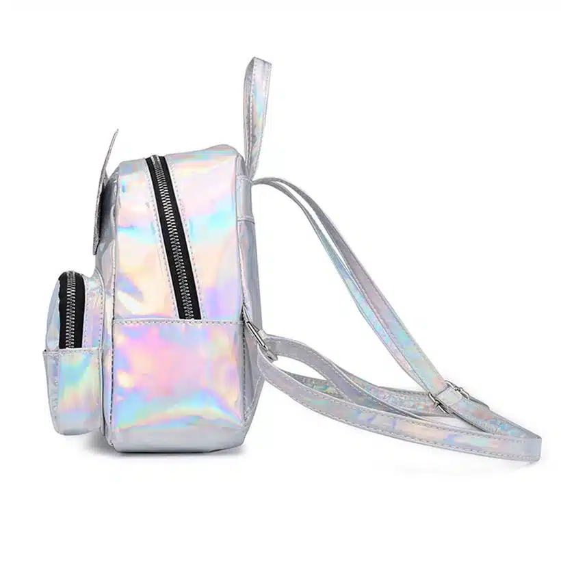 HTNBO Bags for Women 2019 Fashion Girl Laser Sequins School Bag Backpack Satchel Women Travel Shoulder Bag mochila feminina HOT 17