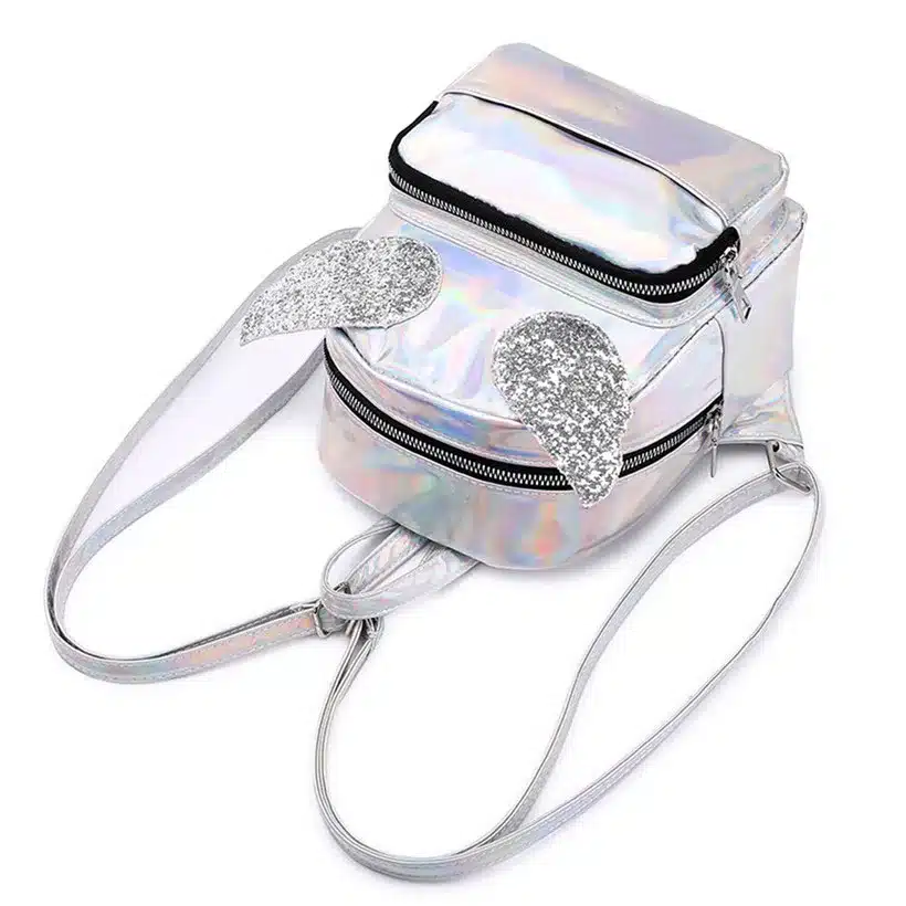 HTNBO Bags for Women 2019 Fashion Girl Laser Sequins School Bag Backpack Satchel Women Travel Shoulder Bag mochila feminina HOT 20