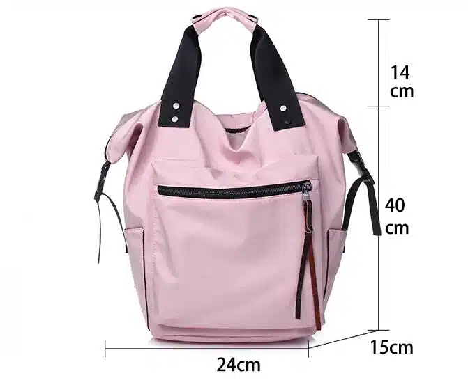 Casual Nylon Waterproof Backpack Women High Capacity Travel Book Bags for Teenage Girls Students Pink Satchel Mochila Bolsa 2019 19