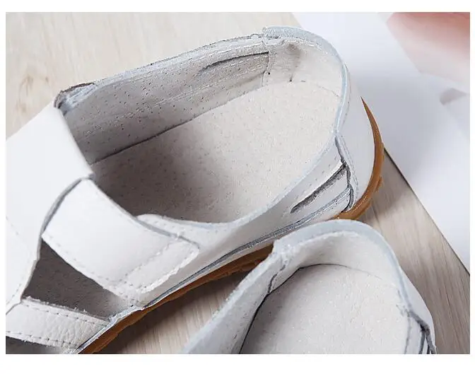 Women Gladiator Sandals Shoes Genuine Leather Hollow out Flat Sandals Ladies Casual Soft bottom Summer Shoes Women Beach Sandal 11
