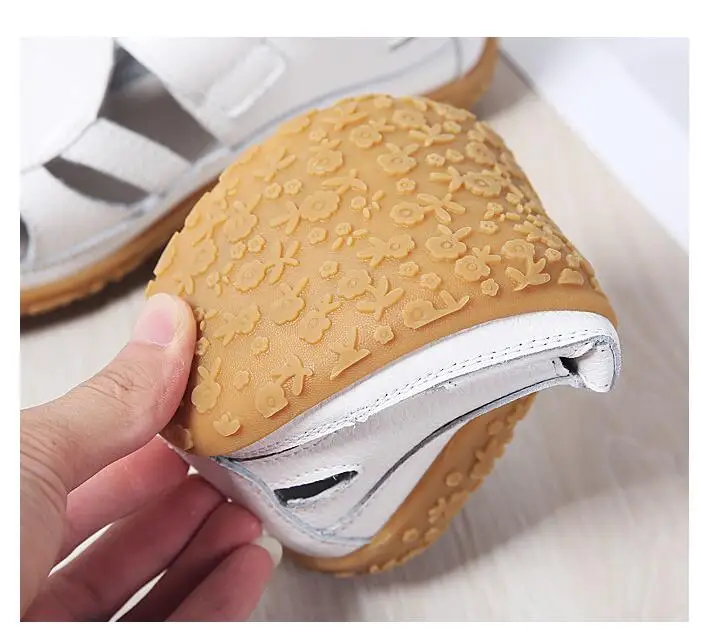 Women Gladiator Sandals Shoes Genuine Leather Hollow out Flat Sandals Ladies Casual Soft bottom Summer Shoes Women Beach Sandal 12