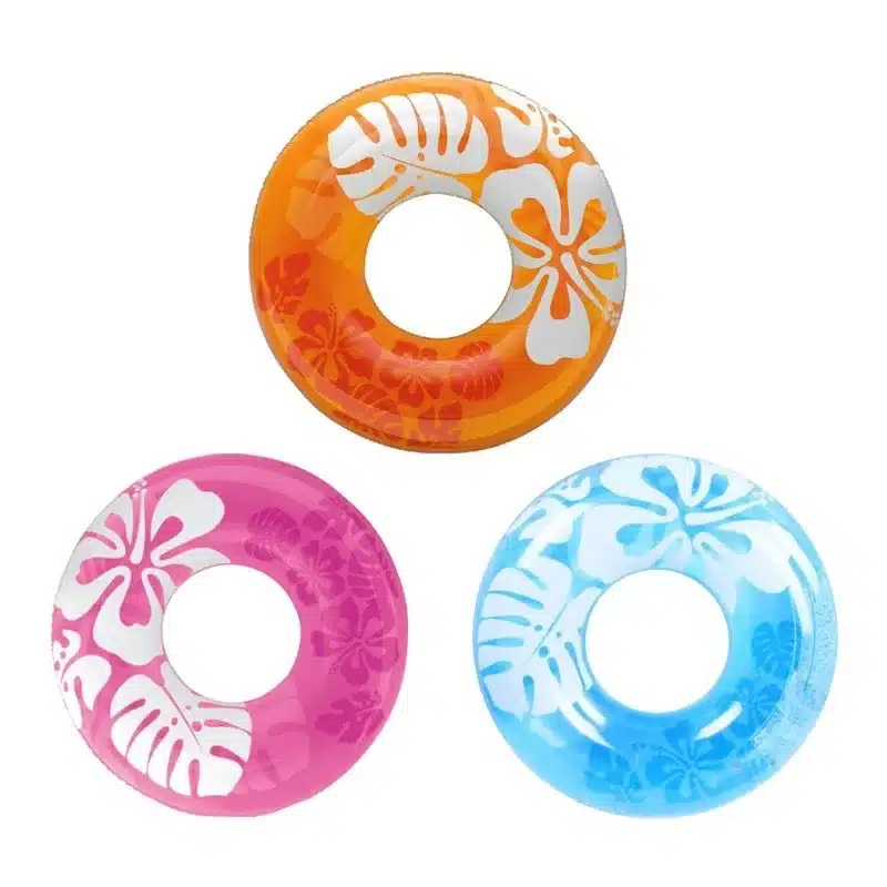 Summer solid color inflatable Rings Children Pool Float Circle For Swimming baby swim float air mattress for swimming 8