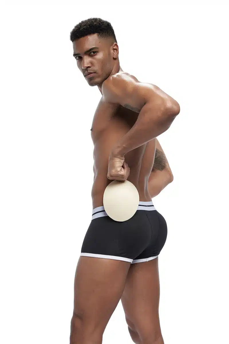 JOCKMAIL Sexy Men underwear Hip-up Butt Lifter Men's Package Enhancing Padded Trunk Shorts Gay penis boxer Push up boxershorts 19