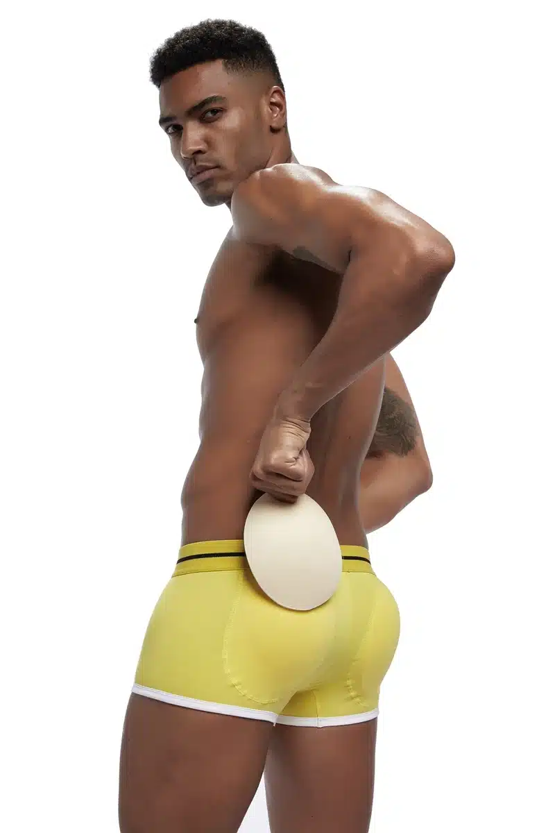 JOCKMAIL Sexy Men underwear Hip-up Butt Lifter Men's Package Enhancing Padded Trunk Shorts Gay penis boxer Push up boxershorts 20