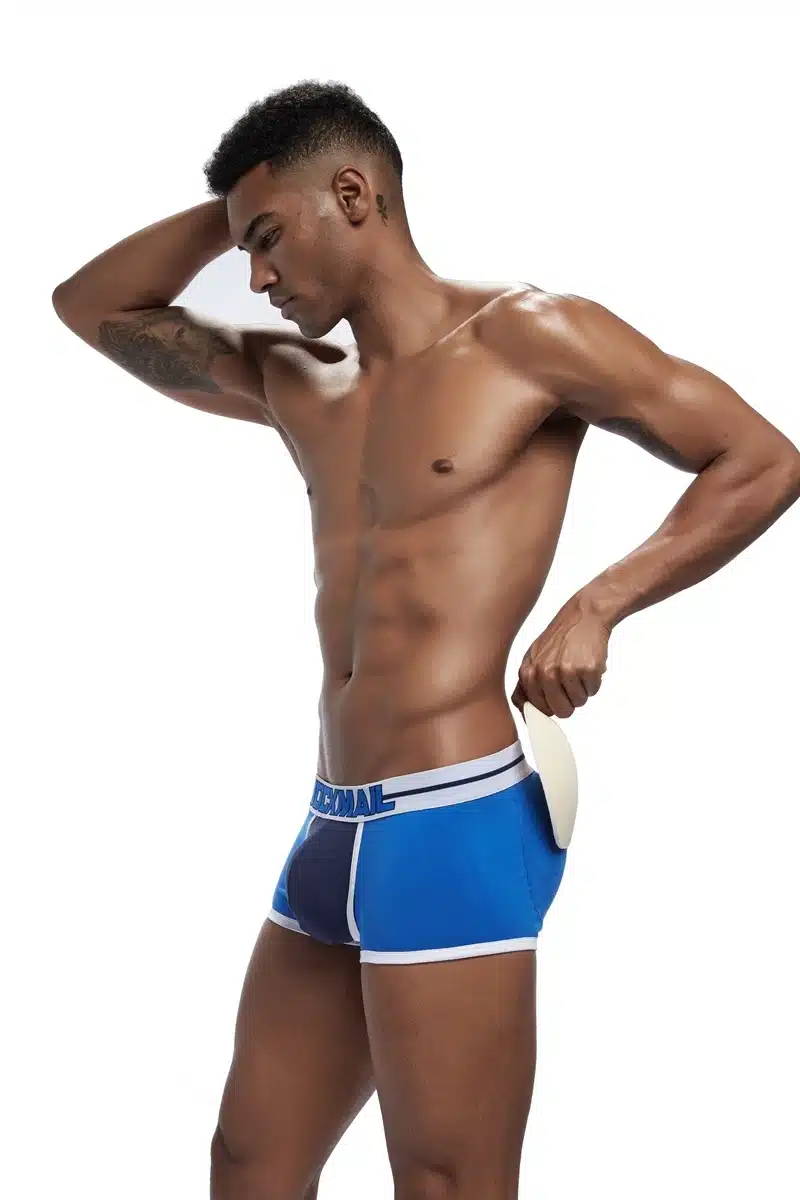 JOCKMAIL Sexy Men underwear Hip-up Butt Lifter Men's Package Enhancing Padded Trunk Shorts Gay penis boxer Push up boxershorts 26