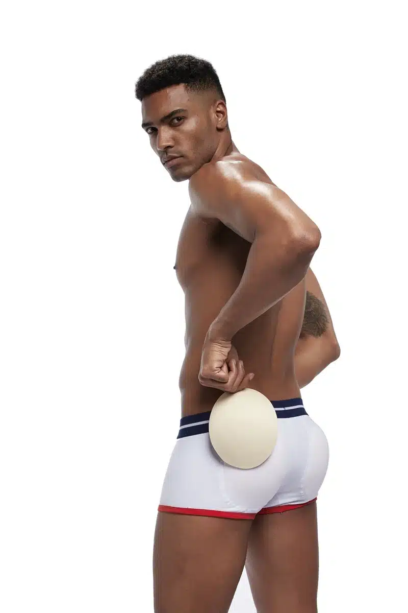 JOCKMAIL Sexy Men underwear Hip-up Butt Lifter Men's Package Enhancing Padded Trunk Shorts Gay penis boxer Push up boxershorts 31