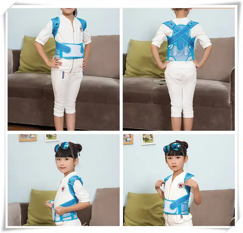 Unisex Kids Back Posture Corrector Brace Baby Back Shoulder Support Belt Posture Correction Belt for Children Belt 3