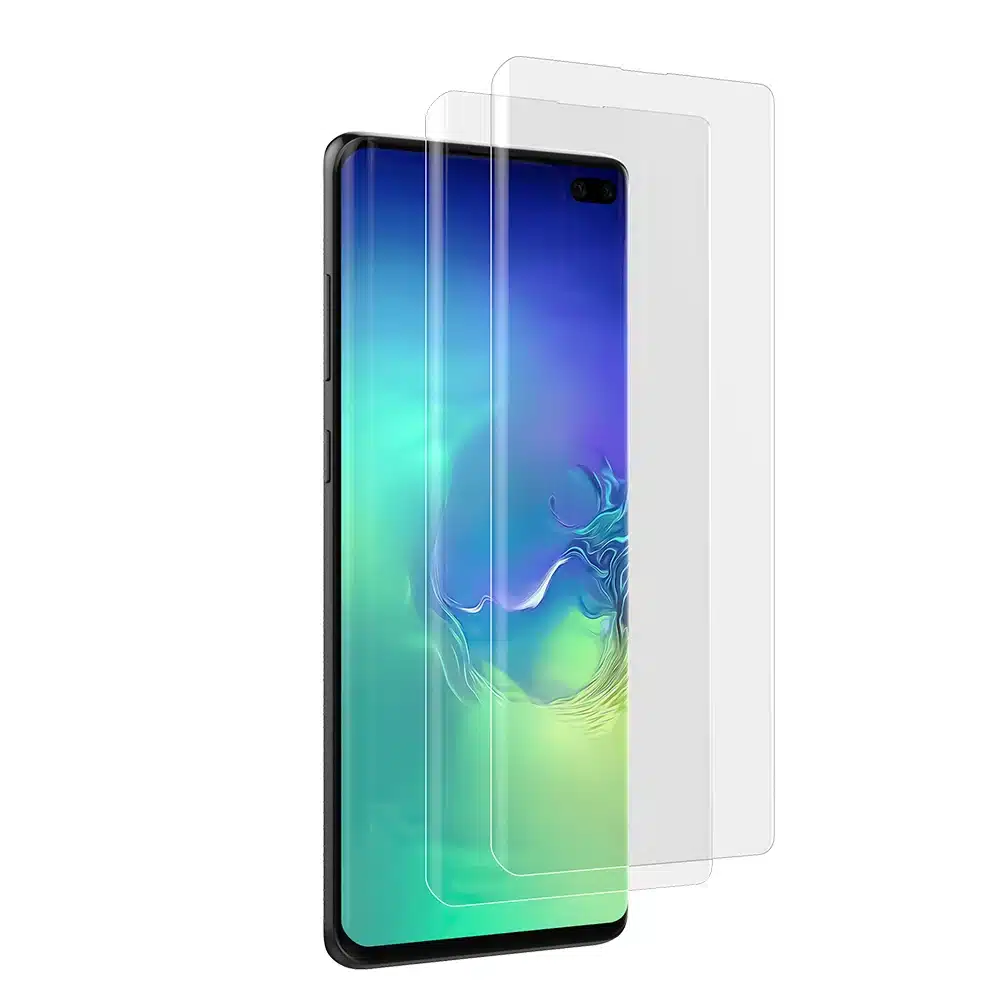 Screen Protector with fingerprint unlock for Samsung Galaxy S10 UV Glass film full cover for S10+ S10 5G tempered glass 18