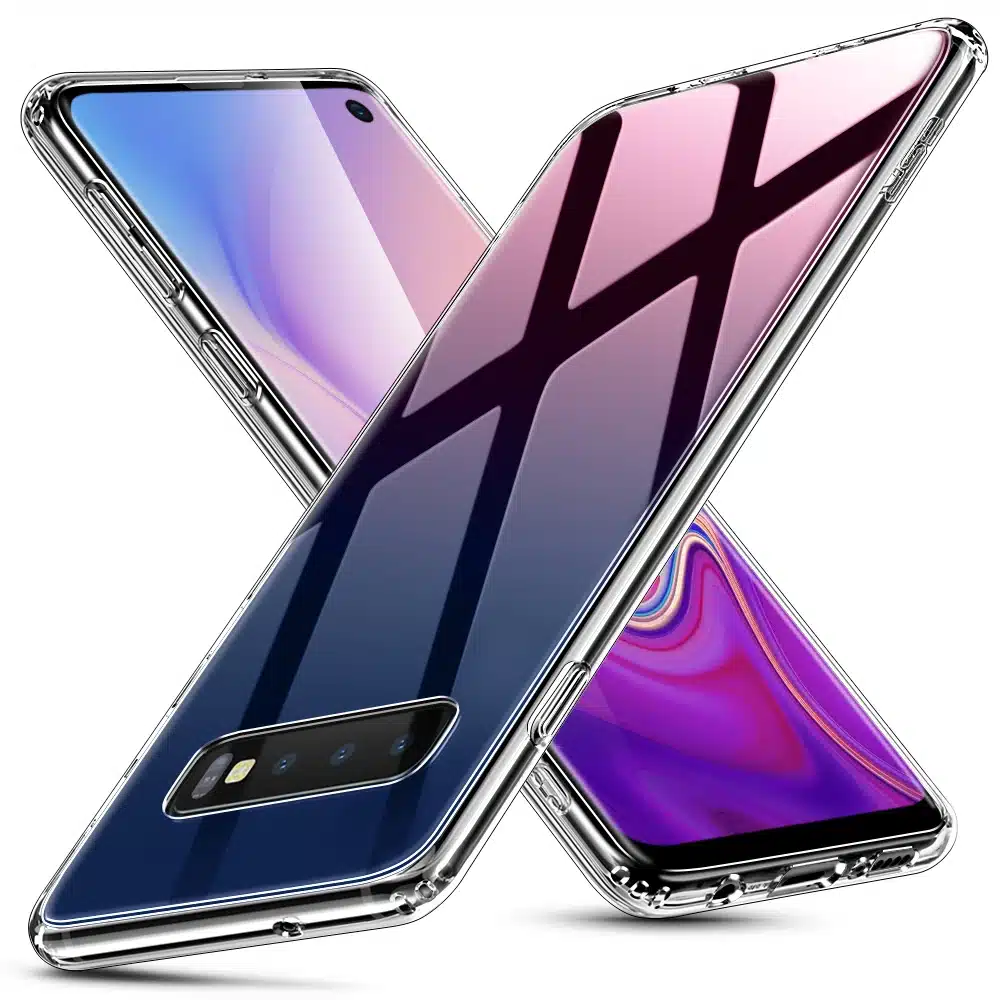 ESR Tempered Glass Case for Samsung Galaxy S10 Luxury Hard Cover + TPU Frame for Samsung S10 e Bumper Case for Samsung S10 Plus 22