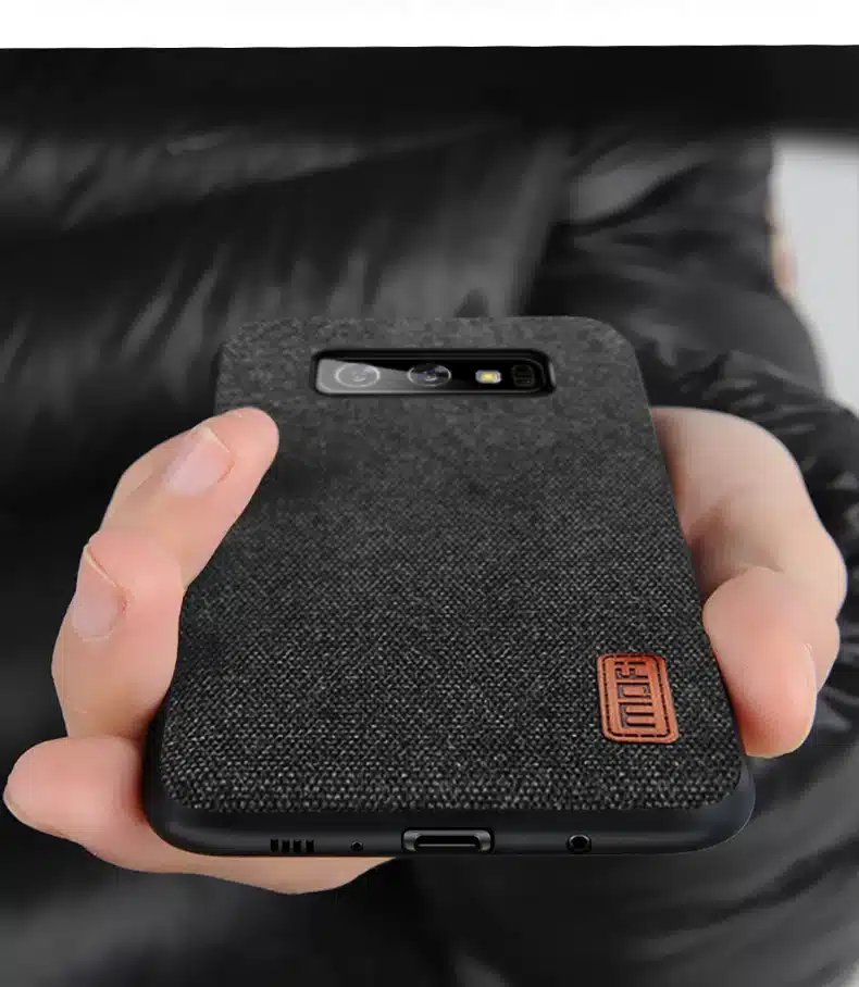 For Samsung S10 Plus case cover MOFI for Samsung Galaxy S10 fabric Back Case for Samsung S10E Full Cover S10+ business Case 2