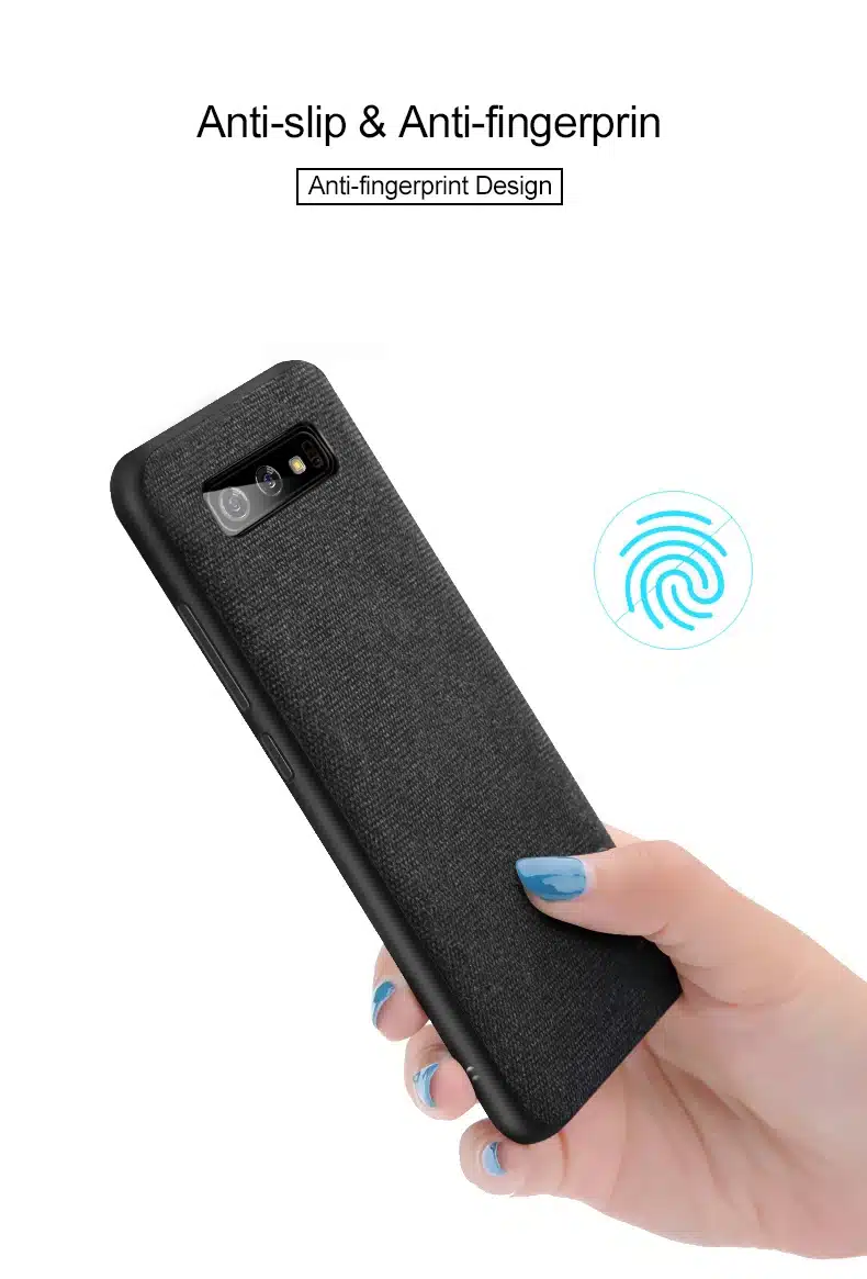 For Samsung S10 Plus case cover MOFI for Samsung Galaxy S10 fabric Back Case for Samsung S10E Full Cover S10+ business Case 6