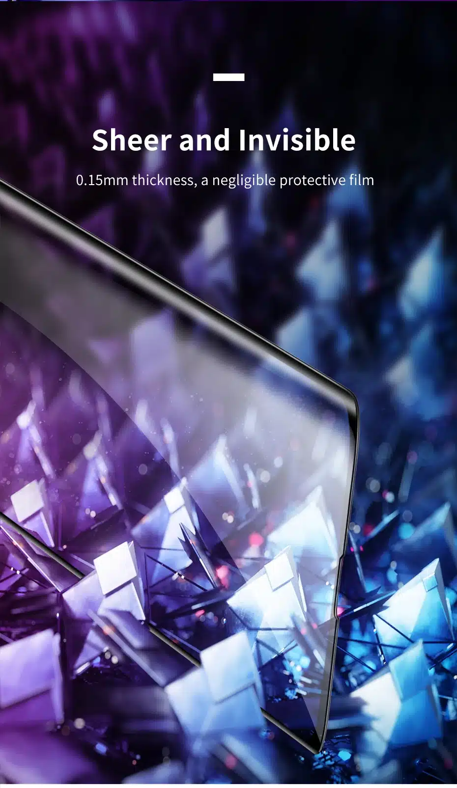 Baseus 2pcs 0.15mm Protective Film For Samsung S10 S10+ Screen Protector Thin Full Coverage Soft Film For Samsung Galaxy S10 6