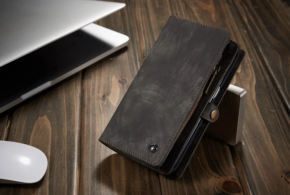 Phone Case For Fundas Samsung Galaxy S7 Edge S8 S9 S10 Plus S10E note 8 9 case Multi-functional Wallet Leather Magnet back cover 4