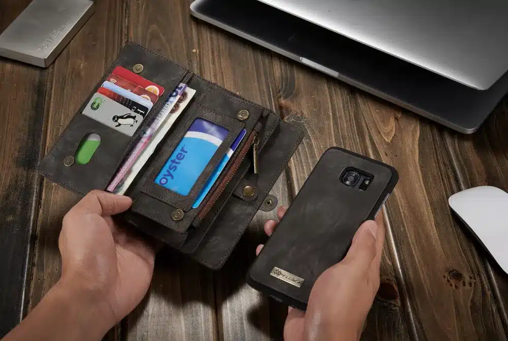 Phone Case For Fundas Samsung Galaxy S7 Edge S8 S9 S10 Plus S10E note 8 9 case Multi-functional Wallet Leather Magnet back cover 5