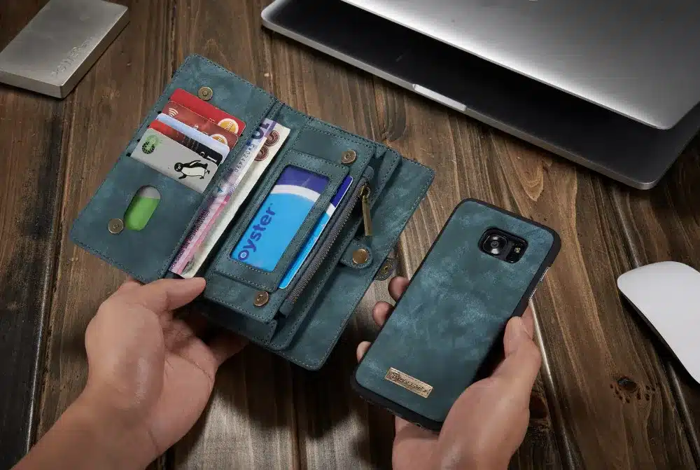 Phone Case For Fundas Samsung Galaxy S7 Edge S8 S9 S10 Plus S10E note 8 9 case Multi-functional Wallet Leather Magnet back cover 21