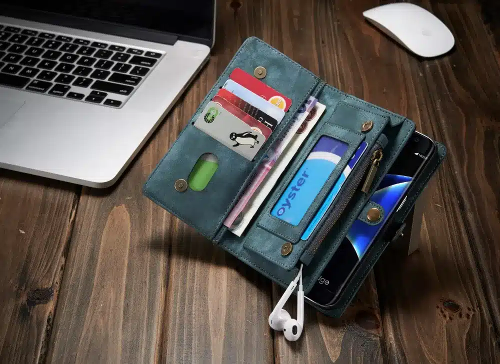 Phone Case For Fundas Samsung Galaxy S7 Edge S8 S9 S10 Plus S10E note 8 9 case Multi-functional Wallet Leather Magnet back cover 23