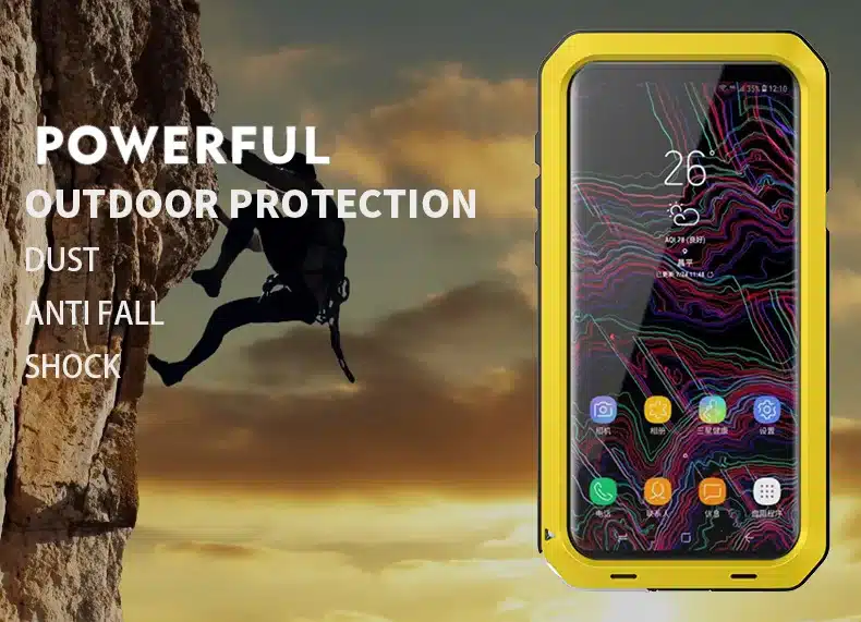Luxury Armor Metal Heavy Duty Protection Case for Samsung Galaxy S5 S6 S7 Note 9 4 5 8 Edge S8 S9 S10 Plus S10e Shockproof Cover 9