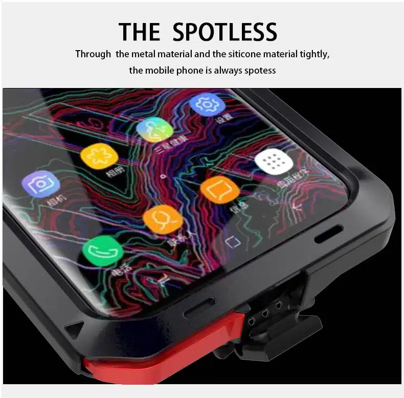 Luxury Armor Metal Heavy Duty Protection Case for Samsung Galaxy S5 S6 S7 Note 9 4 5 8 Edge S8 S9 S10 Plus S10e Shockproof Cover 12