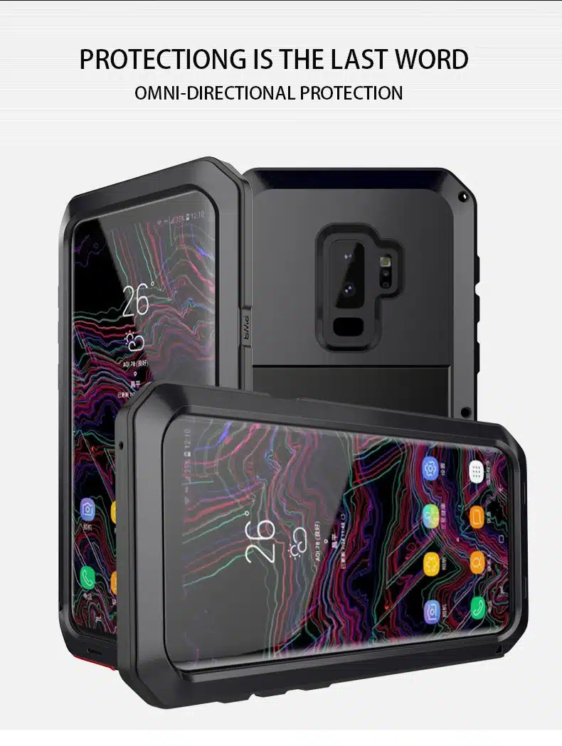 Luxury Armor Metal Heavy Duty Protection Case for Samsung Galaxy S5 S6 S7 Note 9 4 5 8 Edge S8 S9 S10 Plus S10e Shockproof Cover 16