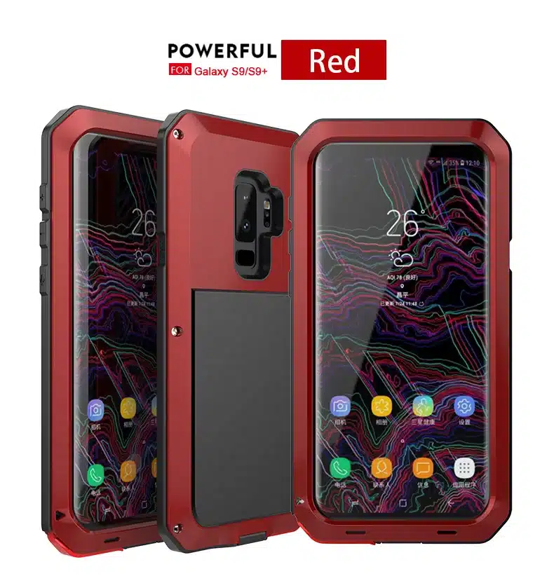 Luxury Armor Metal Heavy Duty Protection Case for Samsung Galaxy S5 S6 S7 Note 9 4 5 8 Edge S8 S9 S10 Plus S10e Shockproof Cover 24