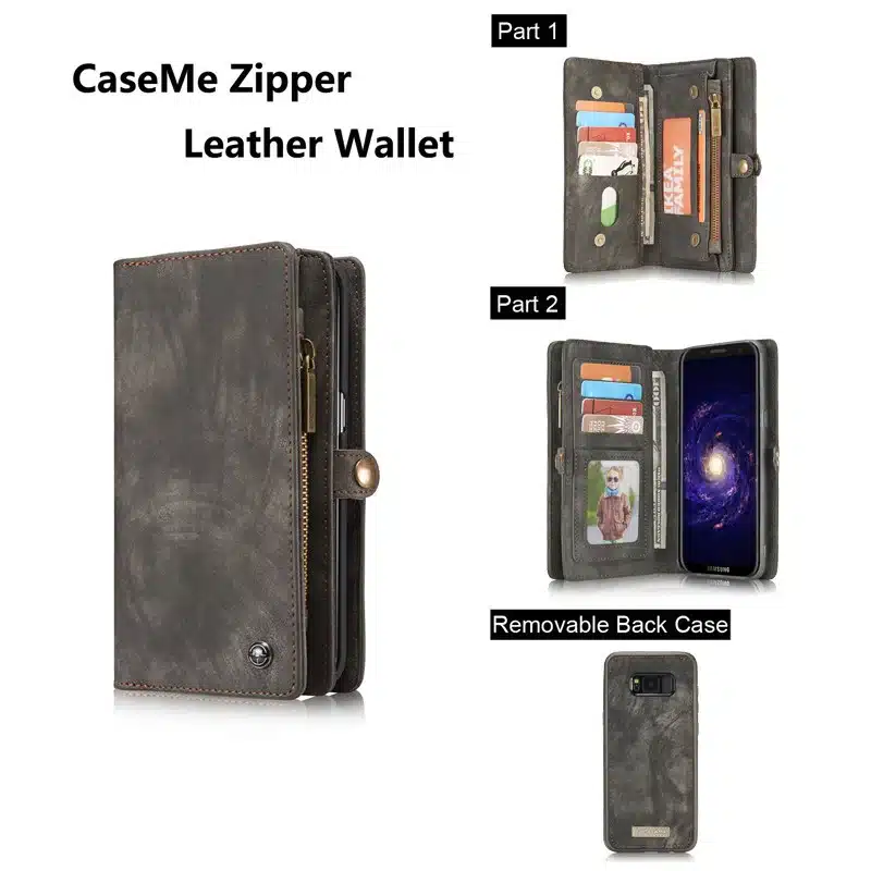 Luxury Brand For Samsung Galaxy S8 S7 Case Genuine Leather Flip Cover For Samsung S 8 S9 Plus S10 S10e S 7 Edge Wallet Phone Bag 5