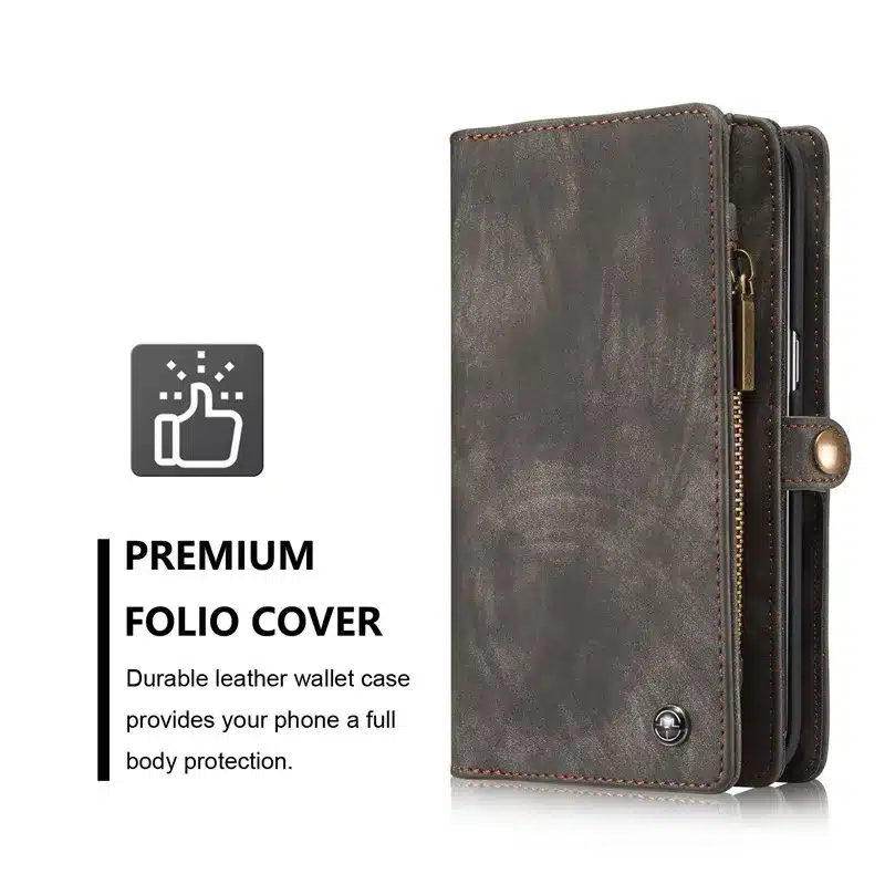 Luxury Brand For Samsung Galaxy S8 S7 Case Genuine Leather Flip Cover For Samsung S 8 S9 Plus S10 S10e S 7 Edge Wallet Phone Bag 9