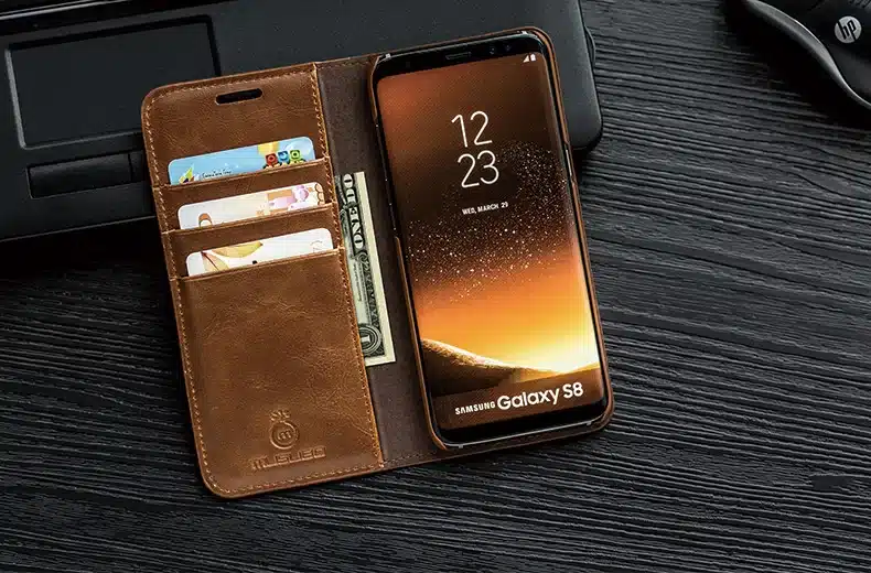 Musubo Luxury Stand Leather Case For Samsung Galaxy S9 Plus S7 Edge S8 Note 9 8 cover coque capa for iPhone X 8 Plus 7 6 6s 5s 5 27