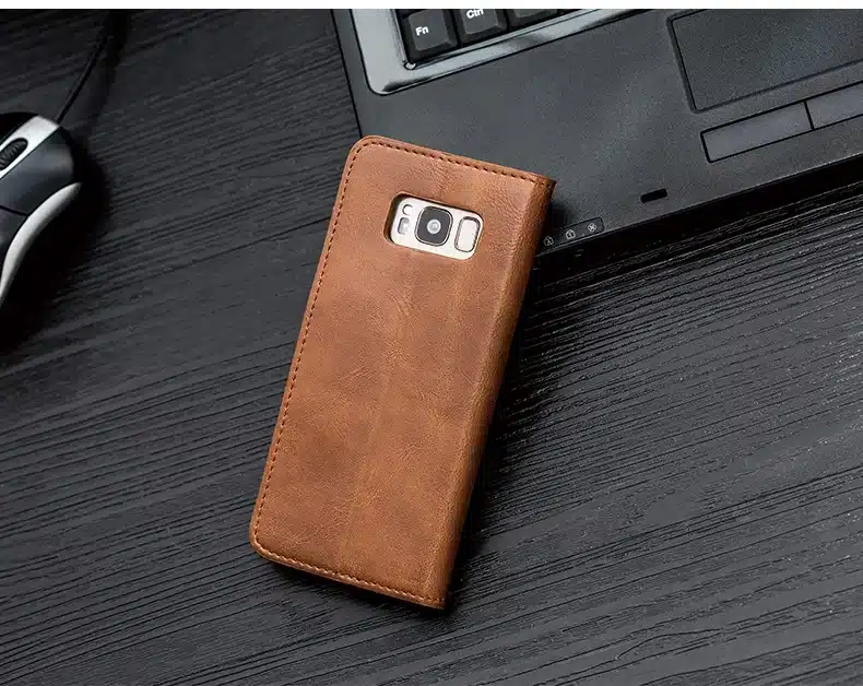 Musubo Luxury Stand Leather Case For Samsung Galaxy S9 Plus S7 Edge S8 Note 9 8 cover coque capa for iPhone X 8 Plus 7 6 6s 5s 5 28