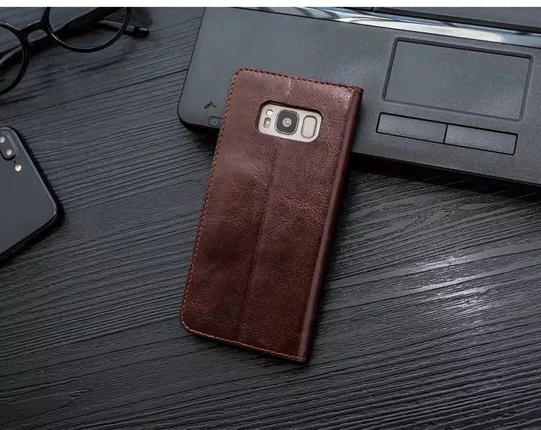 Musubo Luxury Stand Leather Case For Samsung Galaxy S9 Plus S7 Edge S8 Note 9 8 cover coque capa for iPhone X 8 Plus 7 6 6s 5s 5 31