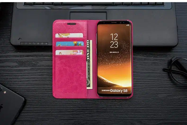 Musubo Luxury Stand Leather Case For Samsung Galaxy S9 Plus S7 Edge S8 Note 9 8 cover coque capa for iPhone X 8 Plus 7 6 6s 5s 5 39