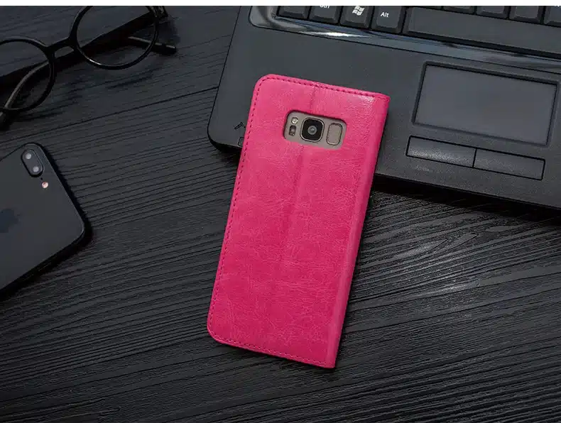 Musubo Luxury Stand Leather Case For Samsung Galaxy S9 Plus S7 Edge S8 Note 9 8 cover coque capa for iPhone X 8 Plus 7 6 6s 5s 5 40