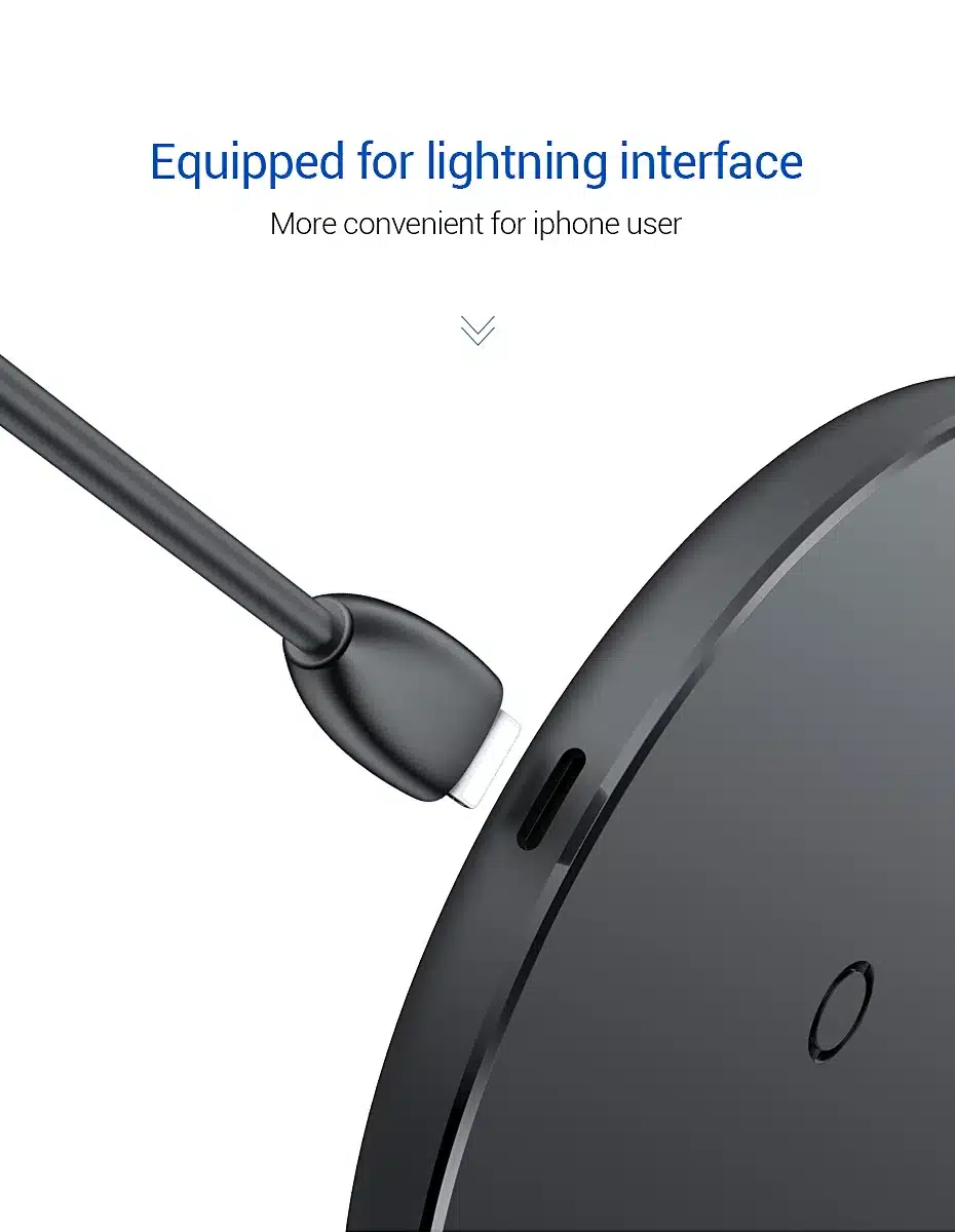 Baseus LED Digital Display Wireless Charger for iPhone X XR XS Max 8 Qi Wireless Fast Charger for Samsung Galaxy S10 Huawei P30 13