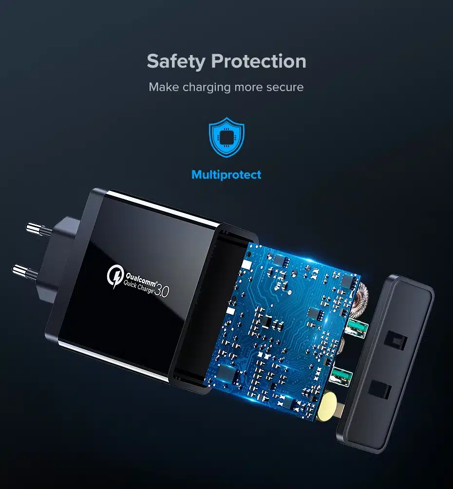 Ugreen Quick Charge 3.0 36W USB Charger for iPhone X 8 Fast QC 3.0 Charger for Samsung Galaxy s9 s10 Xiaomi mi 8 9 USB Charger 11