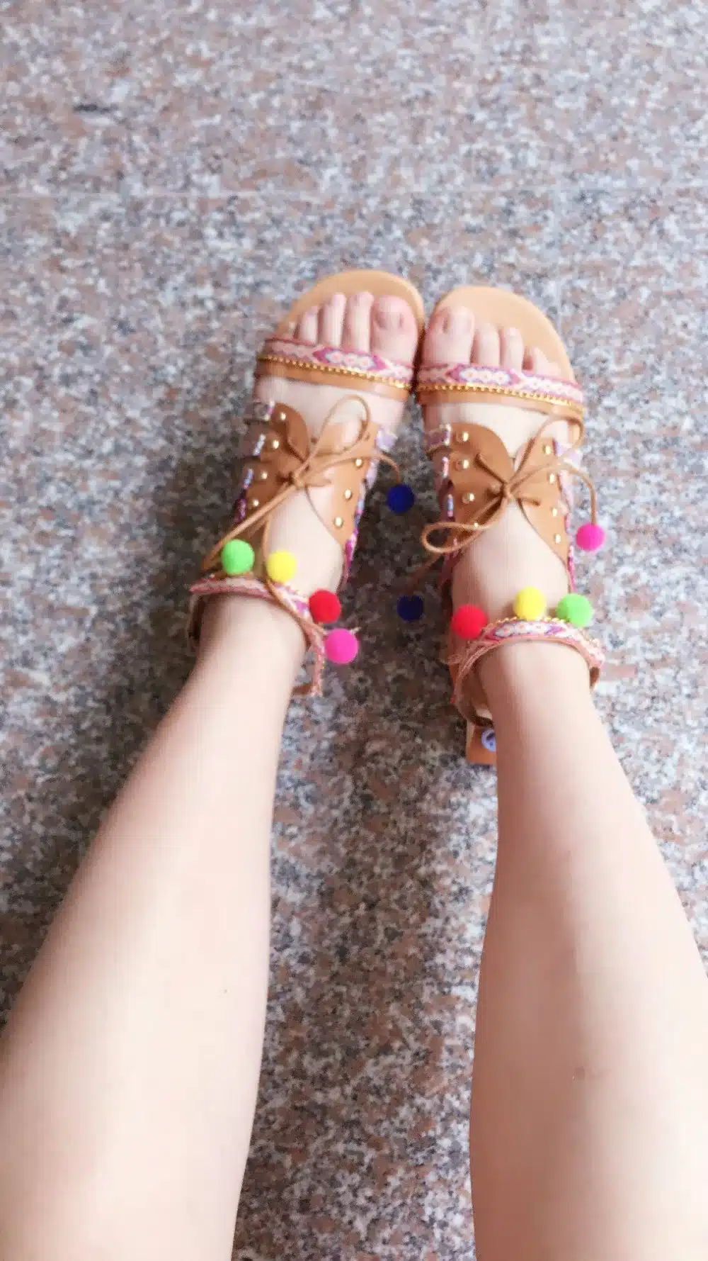 NAN JIU MOUNTAIN Plus Size 34-43 Ethnic Bohemian Summer Women Sandals Gladiator Roman Strappy Embroidered Shoes Woman Flat Shoes 9