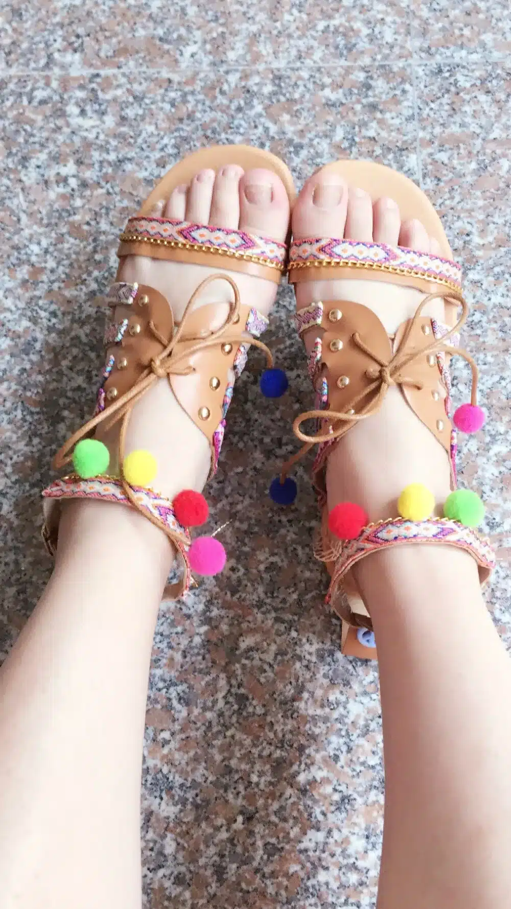 NAN JIU MOUNTAIN Plus Size 34-43 Ethnic Bohemian Summer Women Sandals Gladiator Roman Strappy Embroidered Shoes Woman Flat Shoes 10