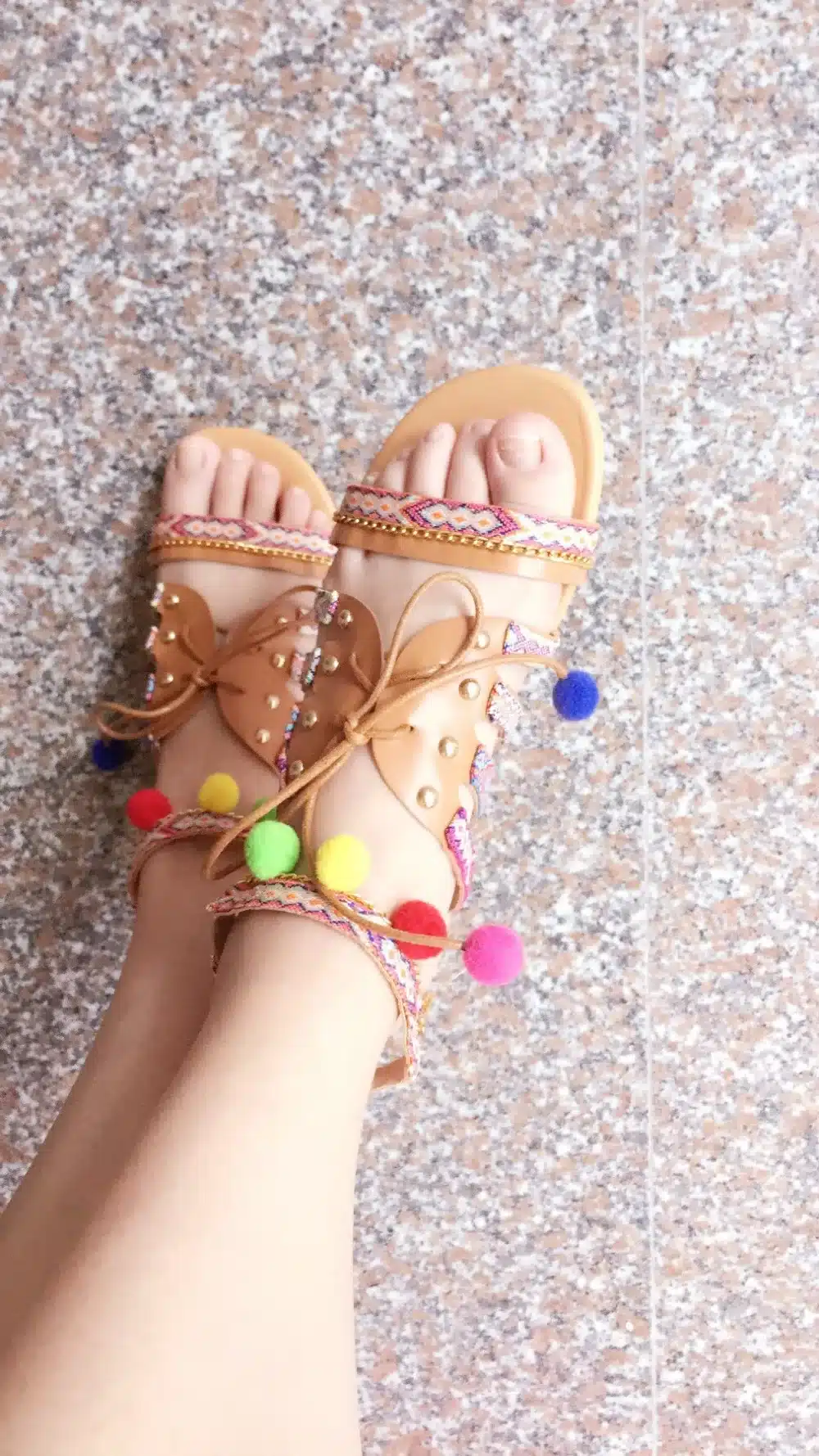 NAN JIU MOUNTAIN Plus Size 34-43 Ethnic Bohemian Summer Women Sandals Gladiator Roman Strappy Embroidered Shoes Woman Flat Shoes 13
