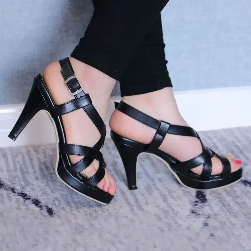 RizaBina Size 32-43 Women's High Heel Sandals Gladiator Shoes Women Lady Sexy Platform Sandals Heels Summer Shoes Sandals 17