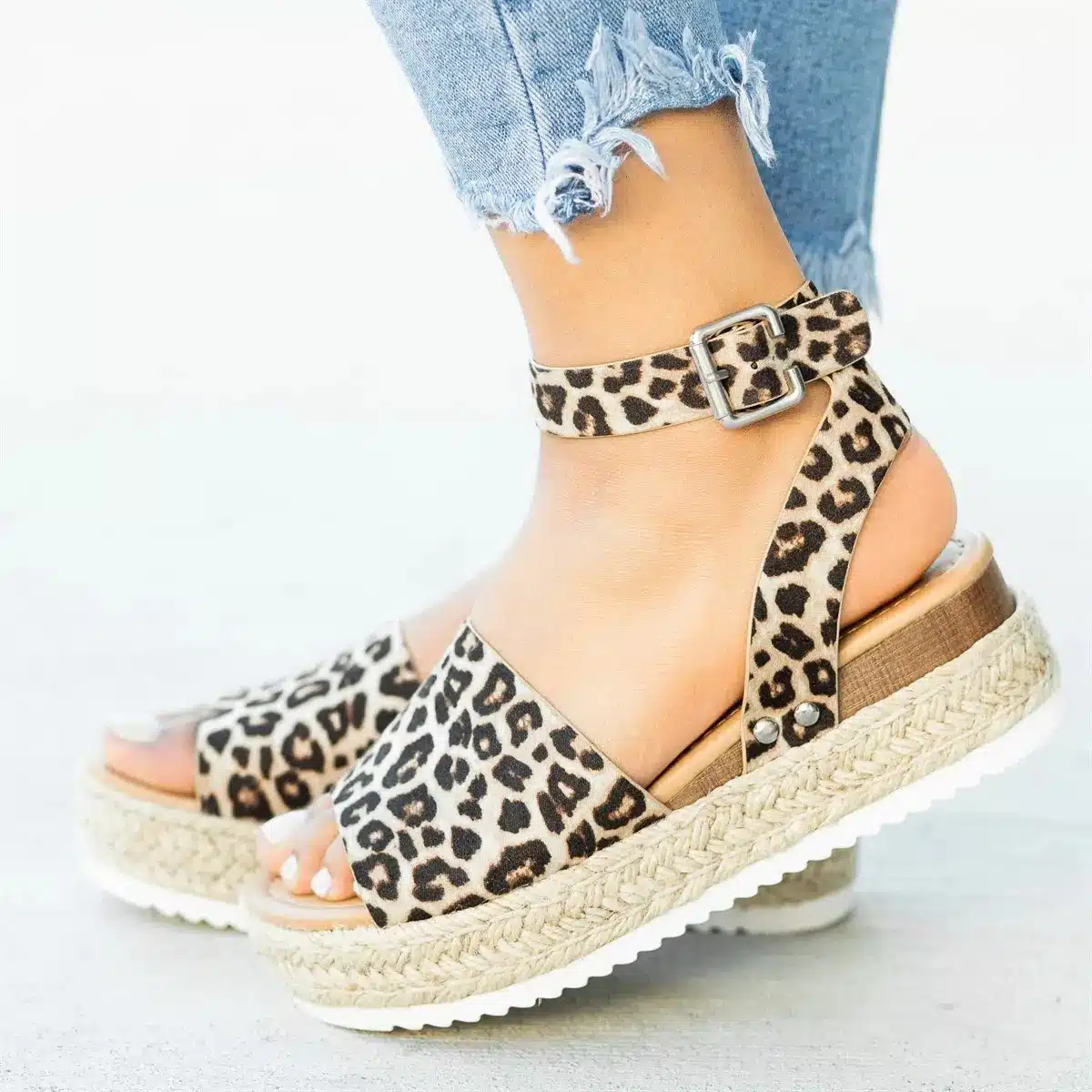Women Shoes Summer Wedge Espadrilles Women Sandals Peep Toe Gladiator Sandals Lady Casual Shoes Women Platform Sandals 2019 New 15
