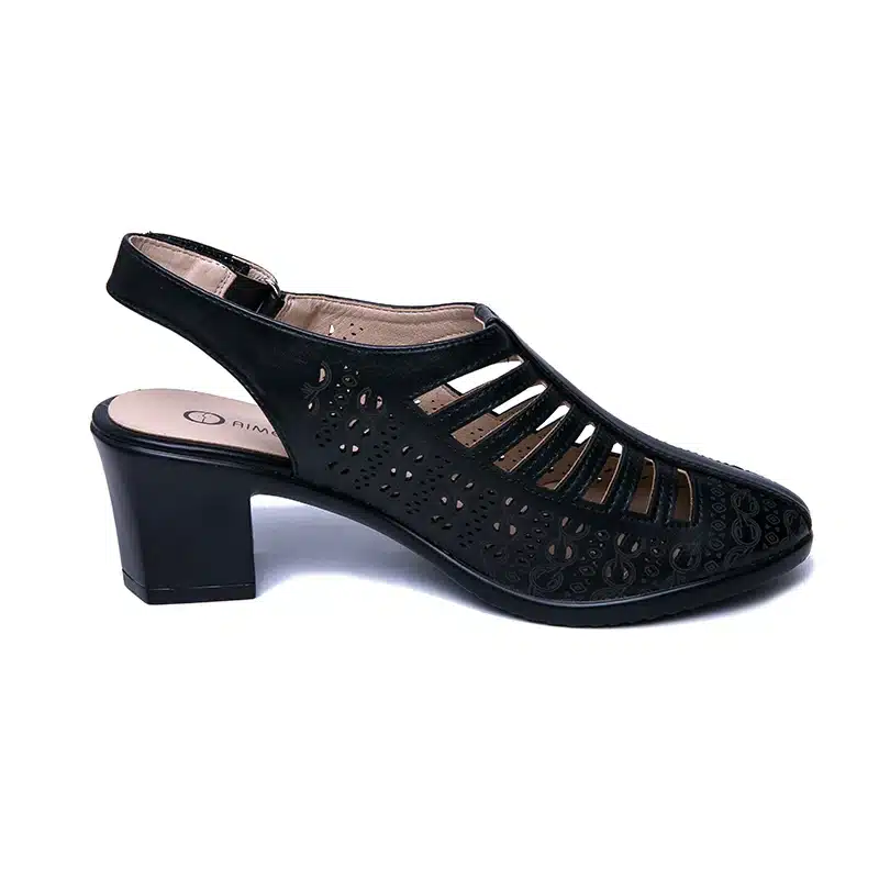 AIMEIGAO 2019 New Women Gladiator Sandals Summer Shoes Black Color Comfortable Heels Women Shoes Hollow out Shoes 18