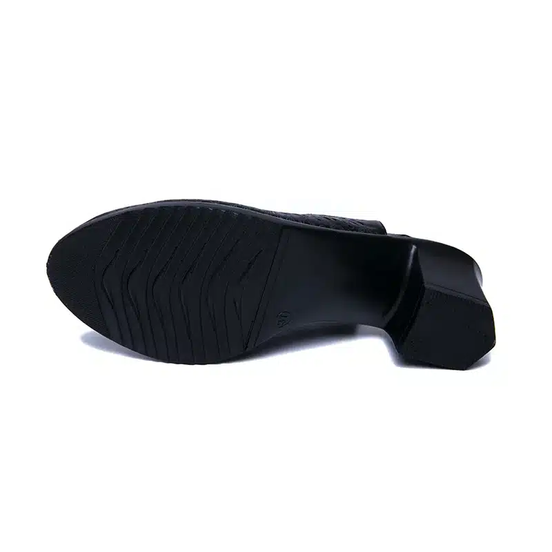 AIMEIGAO 2019 New Women Gladiator Sandals Summer Shoes Black Color Comfortable Heels Women Shoes Hollow out Shoes 22
