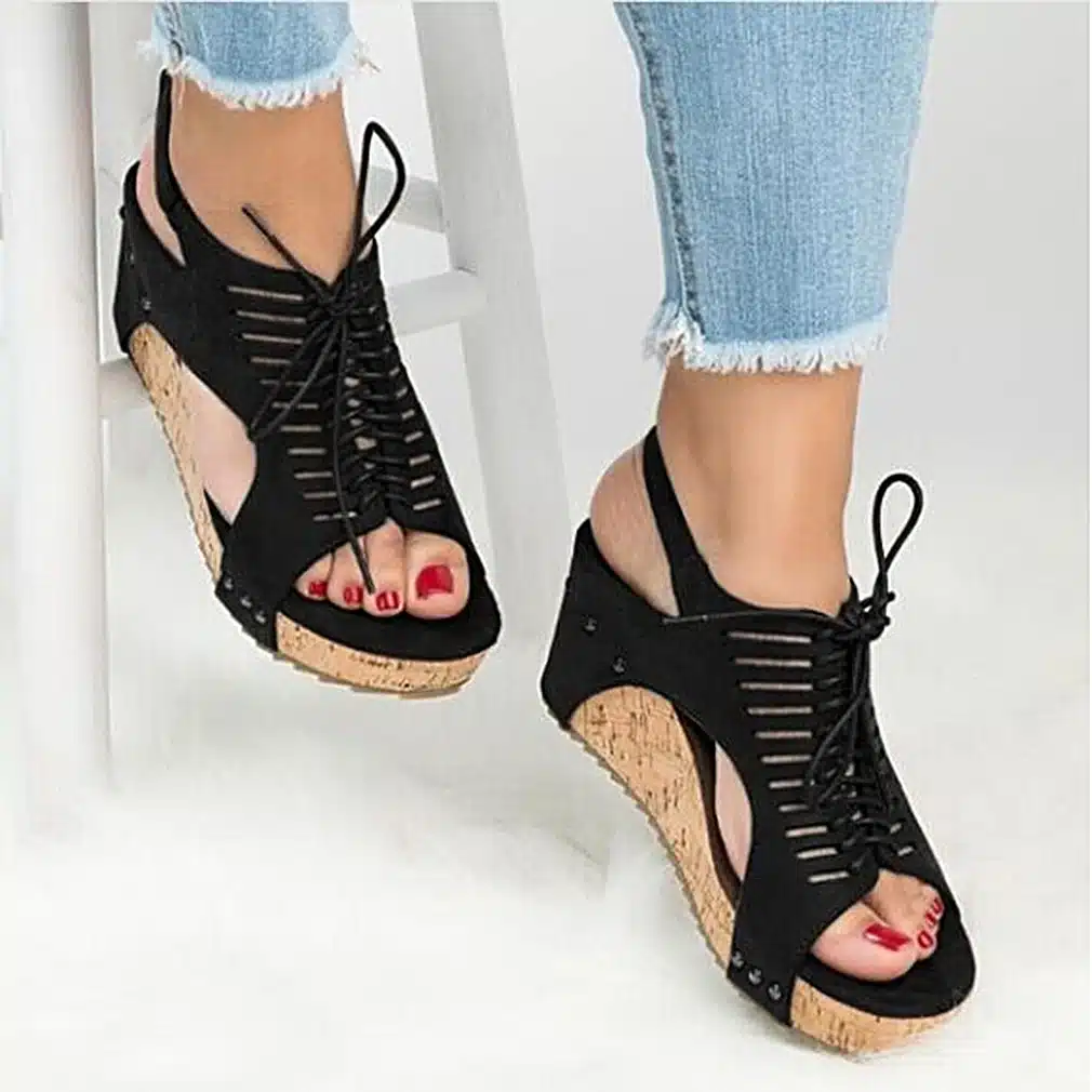Platform Sandals Wedges Shoes For Women Heels Sandalias Mujer Summer Shoes Clog Womens Espadrilles Gladiator Women Sandals 2019 12