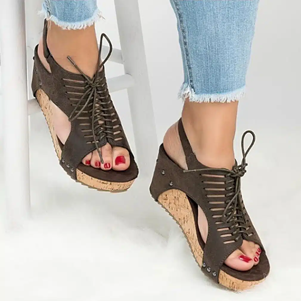 Platform Sandals Wedges Shoes For Women Heels Sandalias Mujer Summer Shoes Clog Womens Espadrilles Gladiator Women Sandals 2019 17