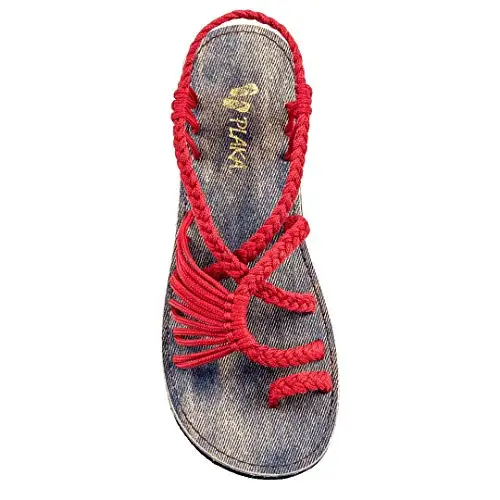 Retro Gladiator Sandals For Women Flat Sandals Bohemia Slip-on Flip Flops Beach Shoes Female Slides Rome Shoes Sandalia Feminina 11