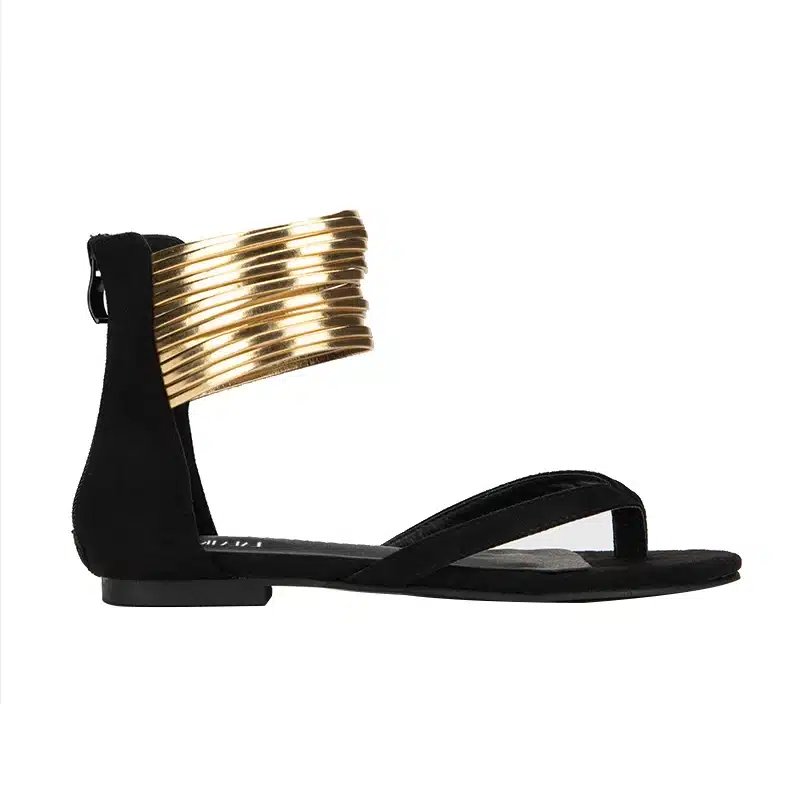 LALA IKAI Summer Flat Sandals Gladiator Flip Flops Narrow Band Women Sandals 2018 New Summer Women Shoes 014A2039 -49 17